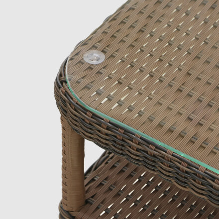 Комплект мебели NS Rattan Sky коричневый с бежевым 4 предмета в Москве 