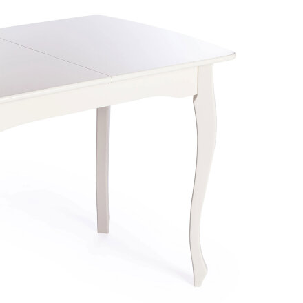 Обеденный стол TC Caterina Provence белый 100+30х70х75 см (19129) в Москве 