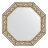 Зеркало в багетной раме Evoform барокко серебро 106 мм 80,4х80,4 см в Москве 