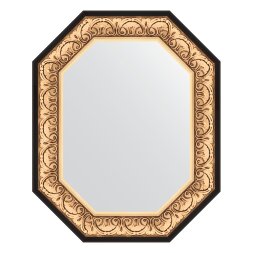 Зеркало в багетной раме Evoform барокко золото 106 мм 65x80 см