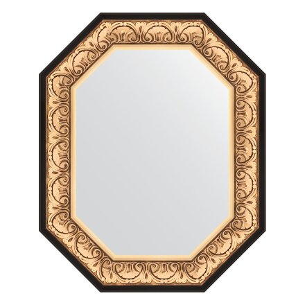Зеркало в багетной раме Evoform барокко золото 106 мм 65x80 см в Москве 