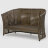 Комплект мебели Ns Rattan Linda коричневый с бежевым 4 предмета в Москве 