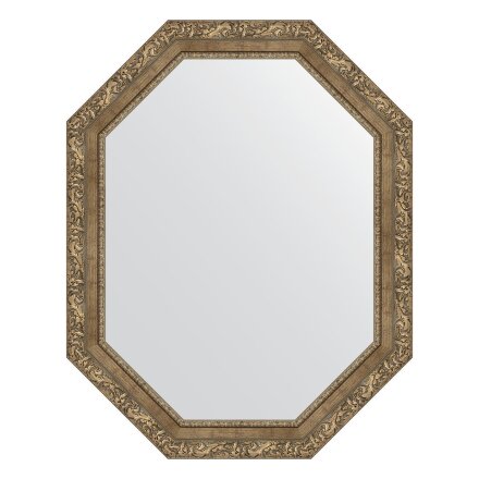 Зеркало в багетной раме Evoform виньетка античная латунь 85 мм 75x95 см в Москве 