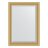 Зеркало с фацетом в багетной раме Evoform сусальное золото 80 мм 75х105 см в Москве 