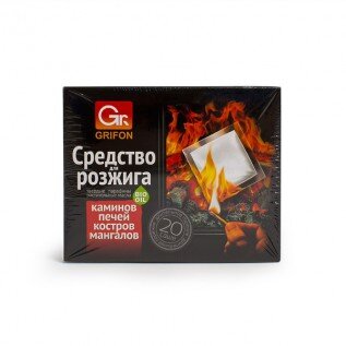 Средство Grifon для розжига мангал камин костр печей в Москве 