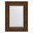 Зеркало с фацетом в багетной раме Evoform состаренная бронза с орнаментом 120 мм 62х82 см в Москве 