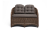 Двухместный диван Равенна коричневый в Москве 