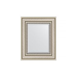 Зеркало с фацетом в багетной раме Evoform серебряный акведук 93 мм 47х57 см