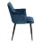 Кресло TC Saskia 55х61х85 см синий/черный в Москве 