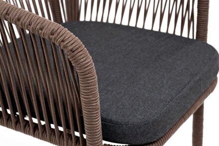 Барный стул из роупа Марсель серо-коричневый в Москве 