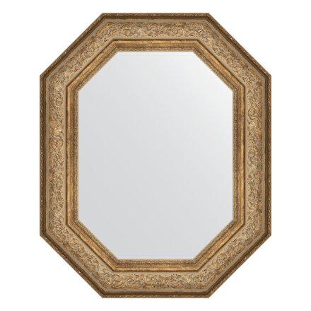 Зеркало в багетной раме Evoform виньетка античная бронза 109 мм 65x80 см в Москве 