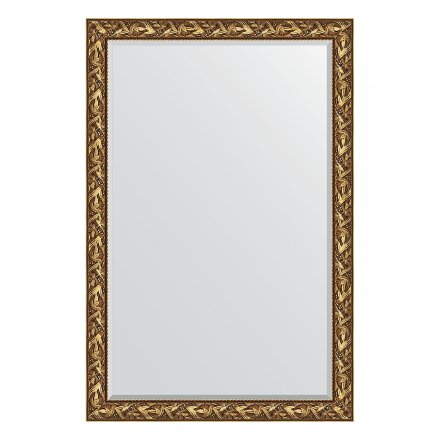 Зеркало с фацетом в багетной раме Evoform византия золото 99 мм 119х179 см в Москве 