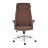Кресло ТС 64х47х128 см флок коричневый в Москве 