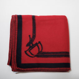 Polo Pony Player Navy/Red Плед