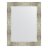 Зеркало в багетной раме Evoform алюминий 90 мм 70х90 см в Москве 