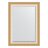 Зеркало с фацетом в багетной раме Evoform травленое золото 87 мм 76х106 см в Москве 