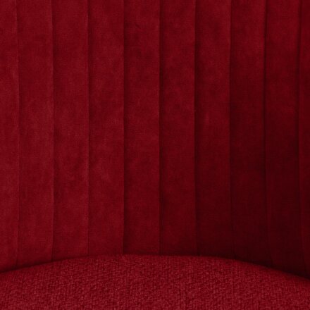 Кресло компьютерное TC флок/ткань бордовый/красный в Москве 