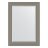 Зеркало с фацетом в багетной раме Evoform римское серебро 88 мм 76х106 см в Москве 