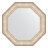 Зеркало в багетной раме Evoform виньетка серебро 109 мм 75x75 см в Москве 