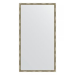 Зеркало в багетной раме Evoform серебряный бамбук 24 мм 57х107 см