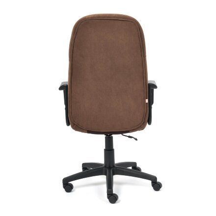 Кресло компьютерное TC Parma флок/ткань коричневый в Москве 