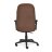 Кресло компьютерное TC Parma флок/ткань коричневый в Москве 