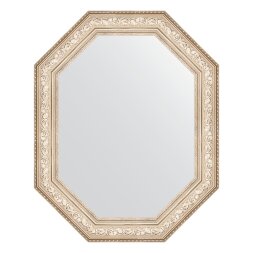 Зеркало в багетной раме Evoform виньетка серебро 109 мм 65x80 см
