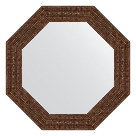 Зеркало в багетной раме Evoform мозаика античная медь 70 мм 53,0х53,0 см в Москве 